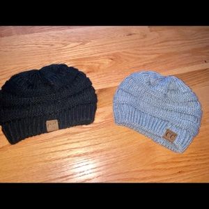 Two beenie winter hats!
